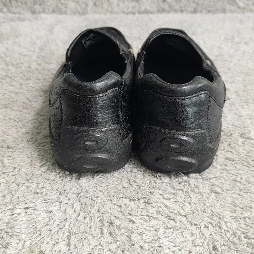 Merrell Slip On Loafers‎ Black Pebbled Leather Moccasins Mens 8 Excellent